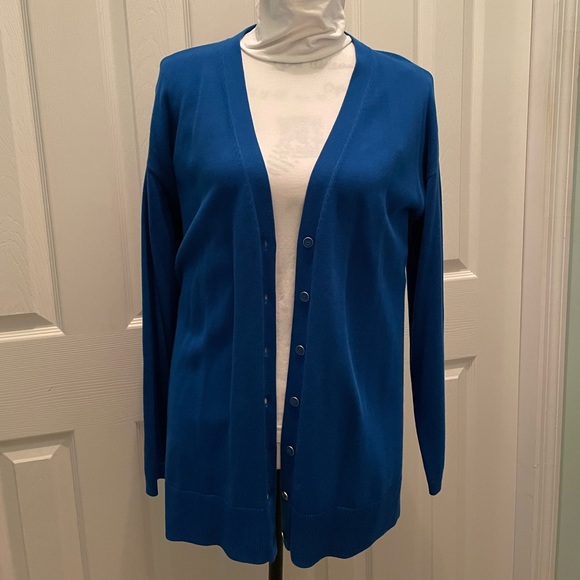 Talbots Tops - Talbots Tunic Sweater Cerulean Blue Size Medium